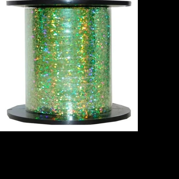 LISTON CURLING HOLOG. PUNTOS 1 VERDE L. 704 JANEL 200M ROLLO